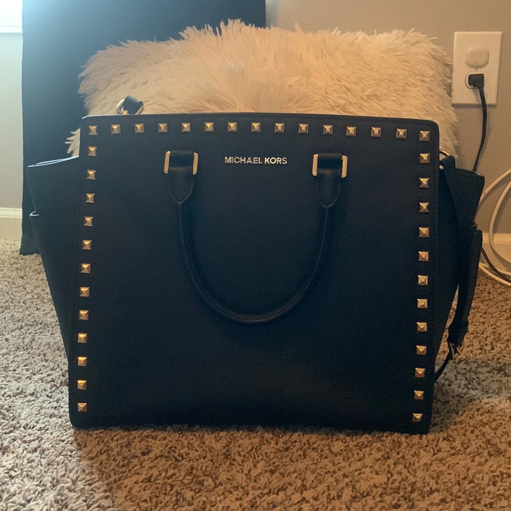 Michael Kors large studded bag.